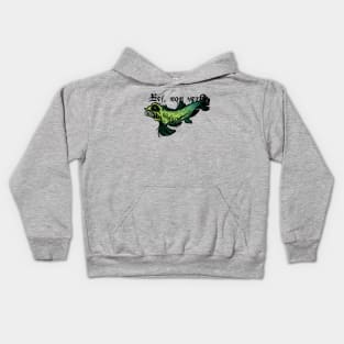 Abyssal Fish 1 with message Kids Hoodie